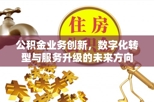 错那公积金业务创新，数字化转型与服务升级的未来方向