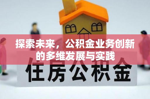 错那探索未来，公积金业务创新的多维发展与实践