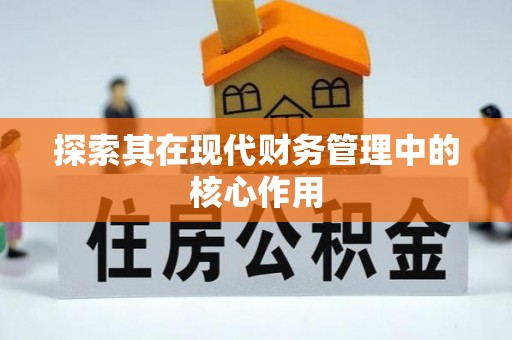 错那探索其在现代财务管理中的核心作用