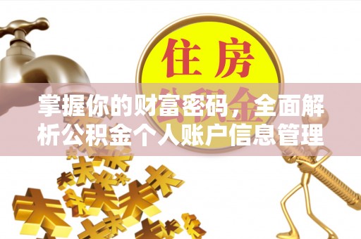 错那掌握你的财富密码，全面解析公积金个人账户信息管理